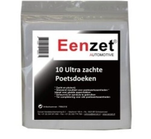 Eenzet Ultraweiche Reinigungstücher (10 Stück)