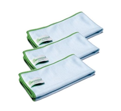 3 Stück Greenspeed Glas Mikrofasertuch