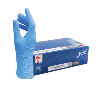 Nitril Handschoen ongepoederd Blauw 100 stuks