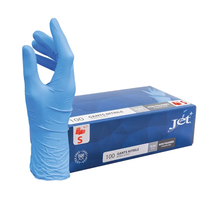 Nitril Handschoen ongepoederd Blauw 100 stuks
