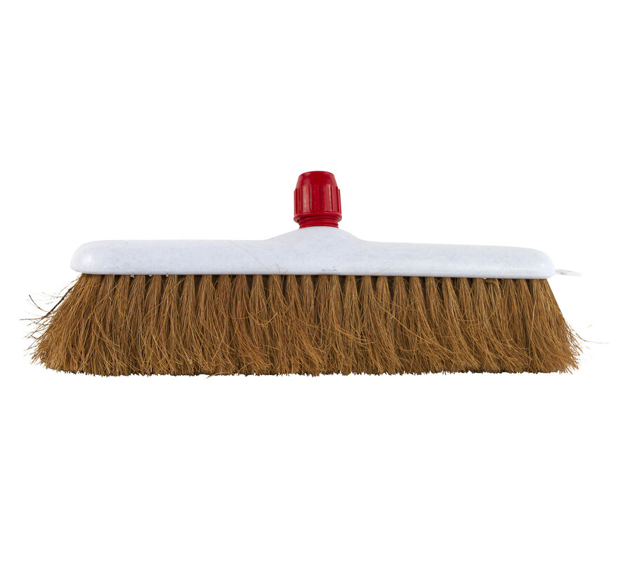 Bezem kunststof kokos