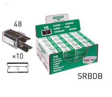 Unger Veiligheidsschraper Reservemes 10 stuks