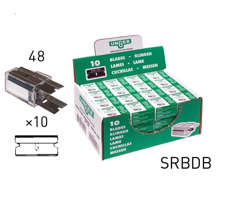 Veiligheidsschraper Reservemes 10 stuks