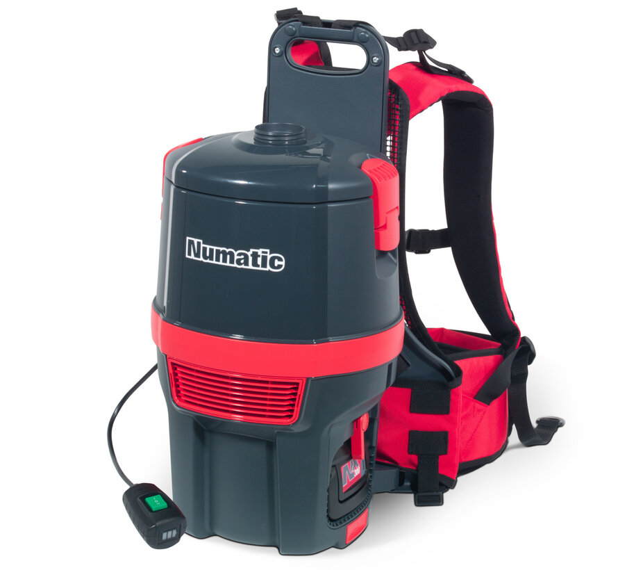 RSB150-NX Rugstofzuiger incl batterij en lader