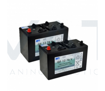 Cleanfix Gel Batterij 12V/76Ah 2 stuks