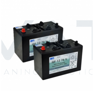 Cleanfix Gel Batterij 12V/76Ah 2 stuks