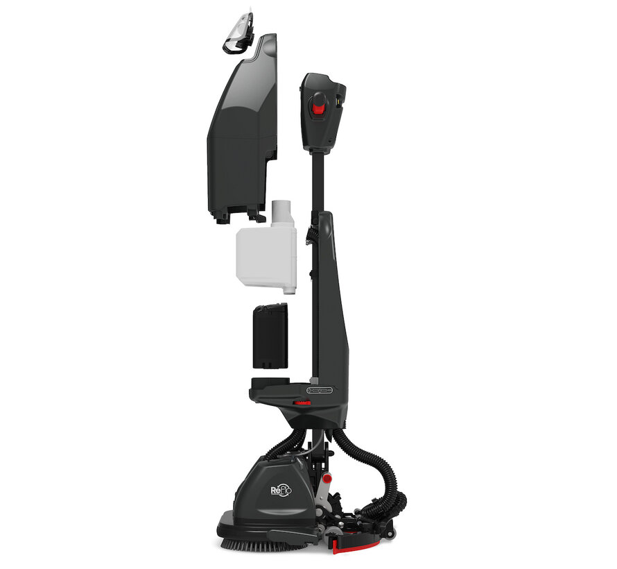 440-NX Schrobzuigmachine incl batterij en lader