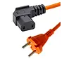 Afneembaar snoer 15 meter haaks rechts
