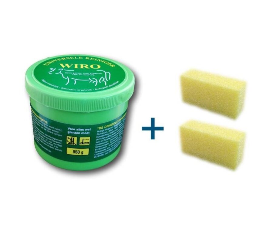 Universele reinigingssteen 850 gram (incl 2x spons)
