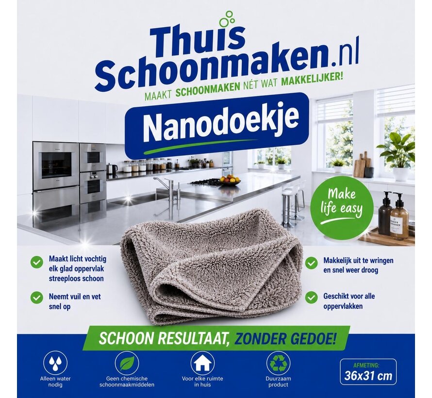 NanoPlus Microvezeldoek 36x31cm