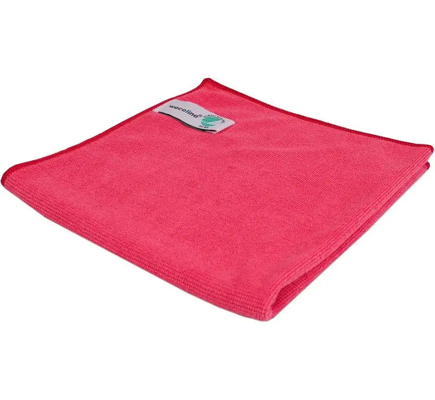 Microvezeldoek 55 gram 40x40cm Rood 10 stuks
