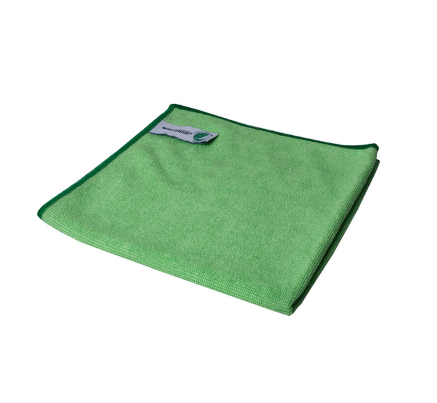 Microvezeldoek 55 gram 40x40cm Groen 10 stuks