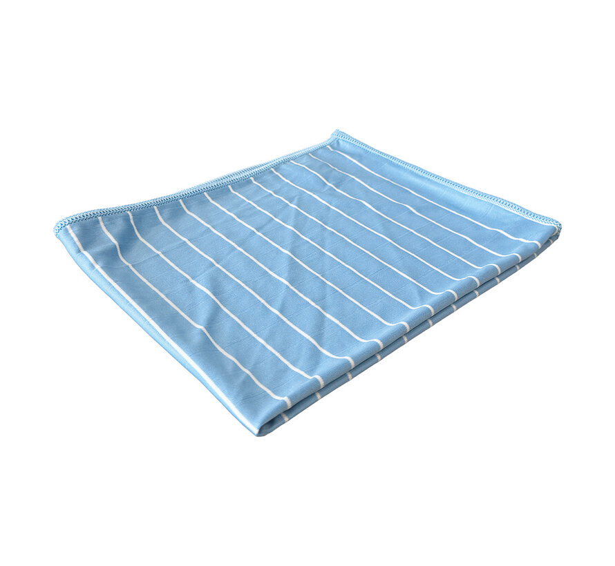 Microvezel Bamboe Poleerdoek 70x50cm Blauw