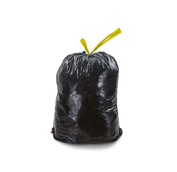 Afvalzak 10 ltr met trekband rol a 20 stuks