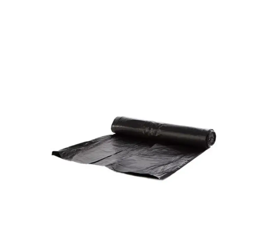 Afvalzak HDPE 50x55cm T15 Zwart rol a 50 stuks