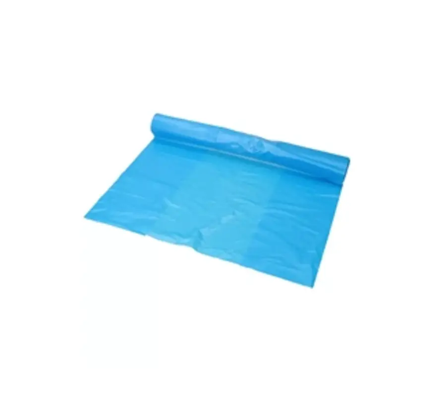 Afvalzak HDPE 80x110cm T25 Blauw rol a 20 stuks