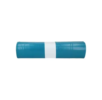 Afvalzak LDPE 80x110cm T60 Blauw rol a 20 stuks