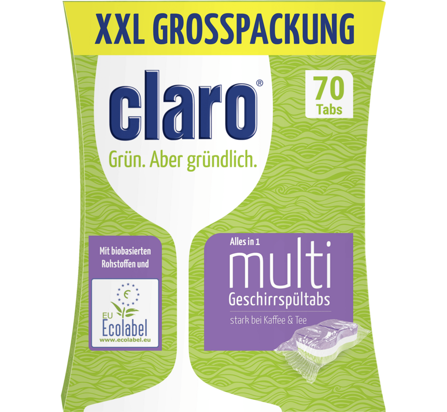 Claro Vaatwastablet 70 stuks