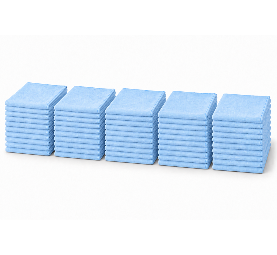 Microvezeldoek Blauw 50stuks