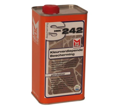 HMK / Moeller Stone Care S242 - Kleurverdiepende Bescherming - 1 liter blik