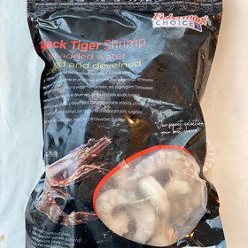 Black tiger garnaal (gepeld, ongekookt)