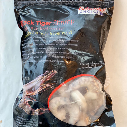 Black tiger garnaal (gepeld, ongekookt)