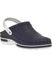 Wock Clog 03 Wit navy