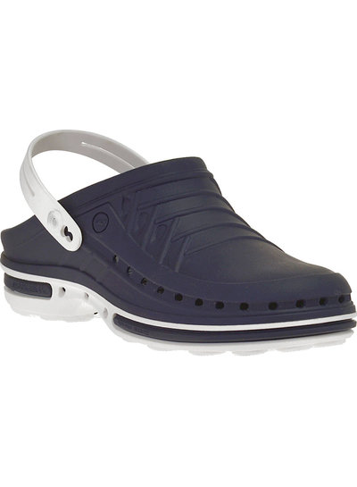 Wock Clog 03 Wit/navy schoenen voor in de zorg