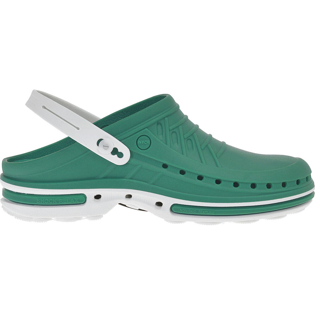Wock Clog 06 Wit Groen Medische Schoenen