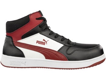 Puma Frontcourt Black/Red Mid S3L