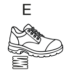 Schokabsorptie in het hielgebied