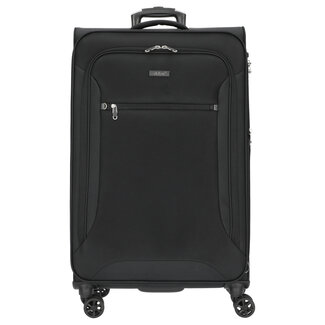 D & N Lederwaren d & n Travel Line 6474 4-wiel Trolley 78 cm Zwart 6474 11