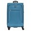 d & n Travel Line 6474 4-wiel Trolley 78 cm Aqua Blauw