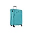 d & n Travel Line 6874 4-wiel Trolley 76 cm Aqua Blauw