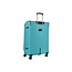 d & n Travel Line 6874 4-wiel Trolley 76 cm Aqua Blauw