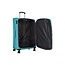 d & n Travel Line 6874 4-wiel Trolley 76 cm Aqua Blauw