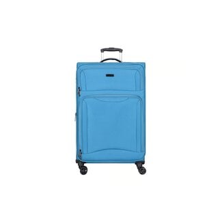D & N Lederwaren d & n Travel Line 9204 4-wiel Trolley 76 cm Aqua Blauw 9274 06