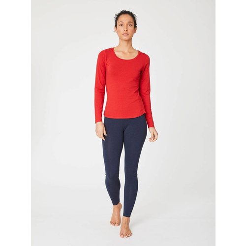 Thought Basic Longsleeve in der Farbe Rot