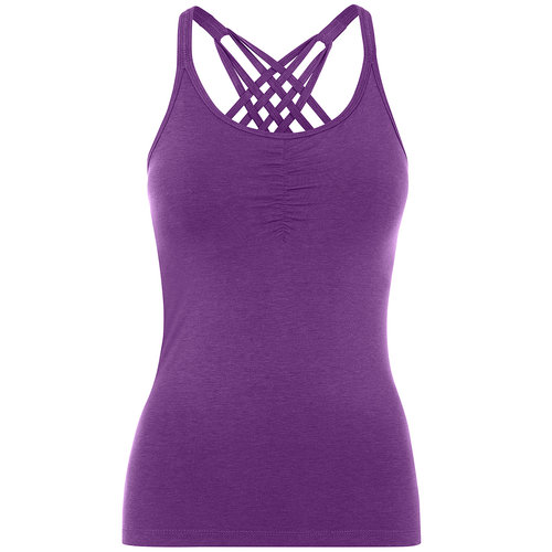 Mandala Fashion Yoga Top Infinity in der Farbe Purple