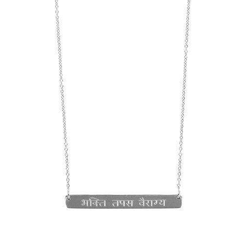 Girlsbestfriends by Sylvie Eder Kette mit eingraviertem Mantra Girlsbestfriends by Sylvie Eder Kette mit eingraviertem Mantra