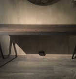 Side table eiken noir