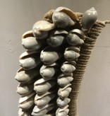 Schelpenketting grijs