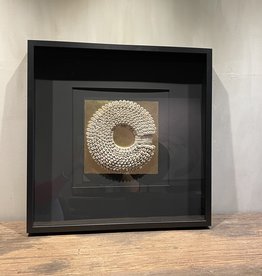 De Appelgaard Schelpen lijst zwart goud