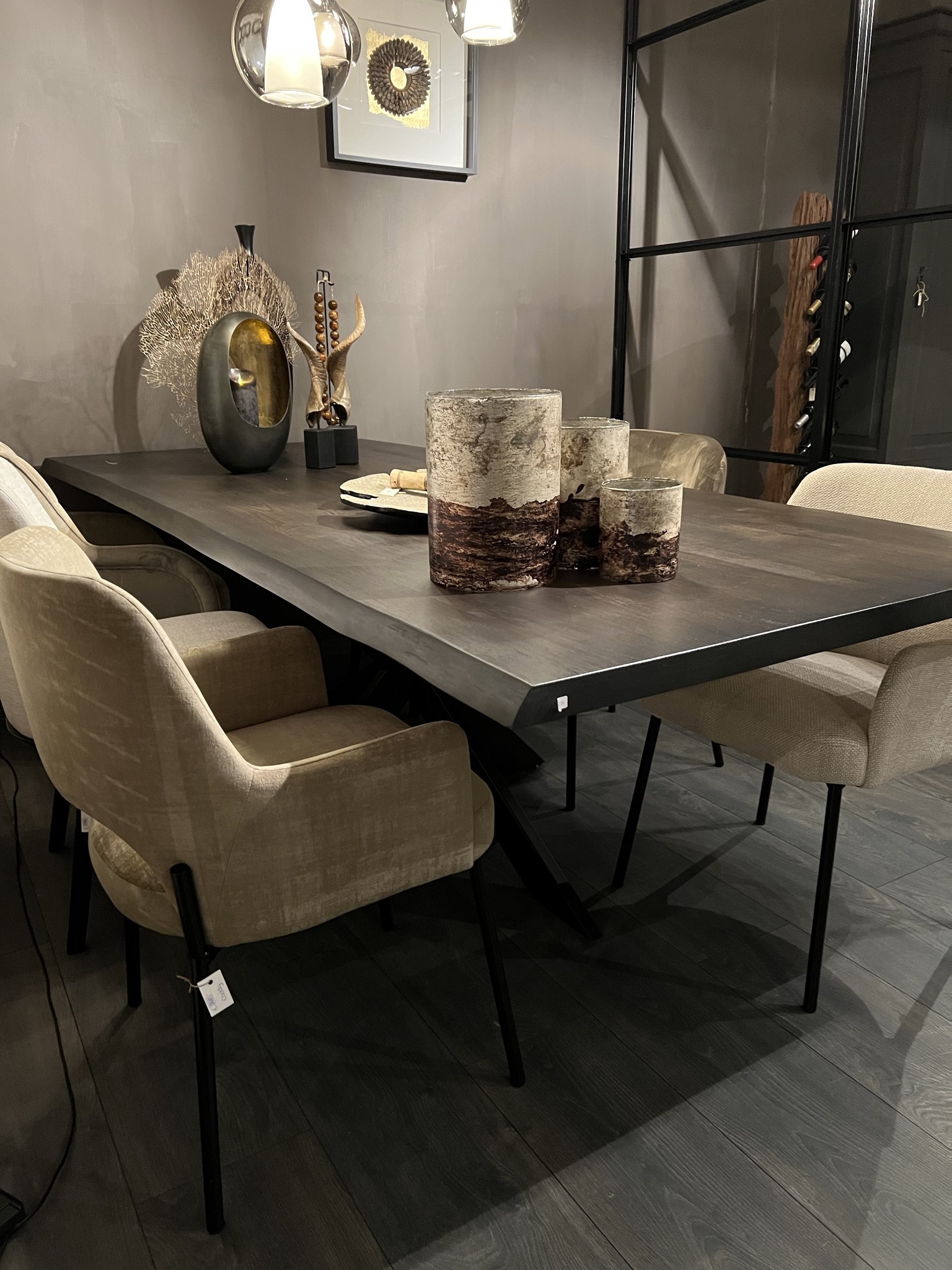 Dining table brown