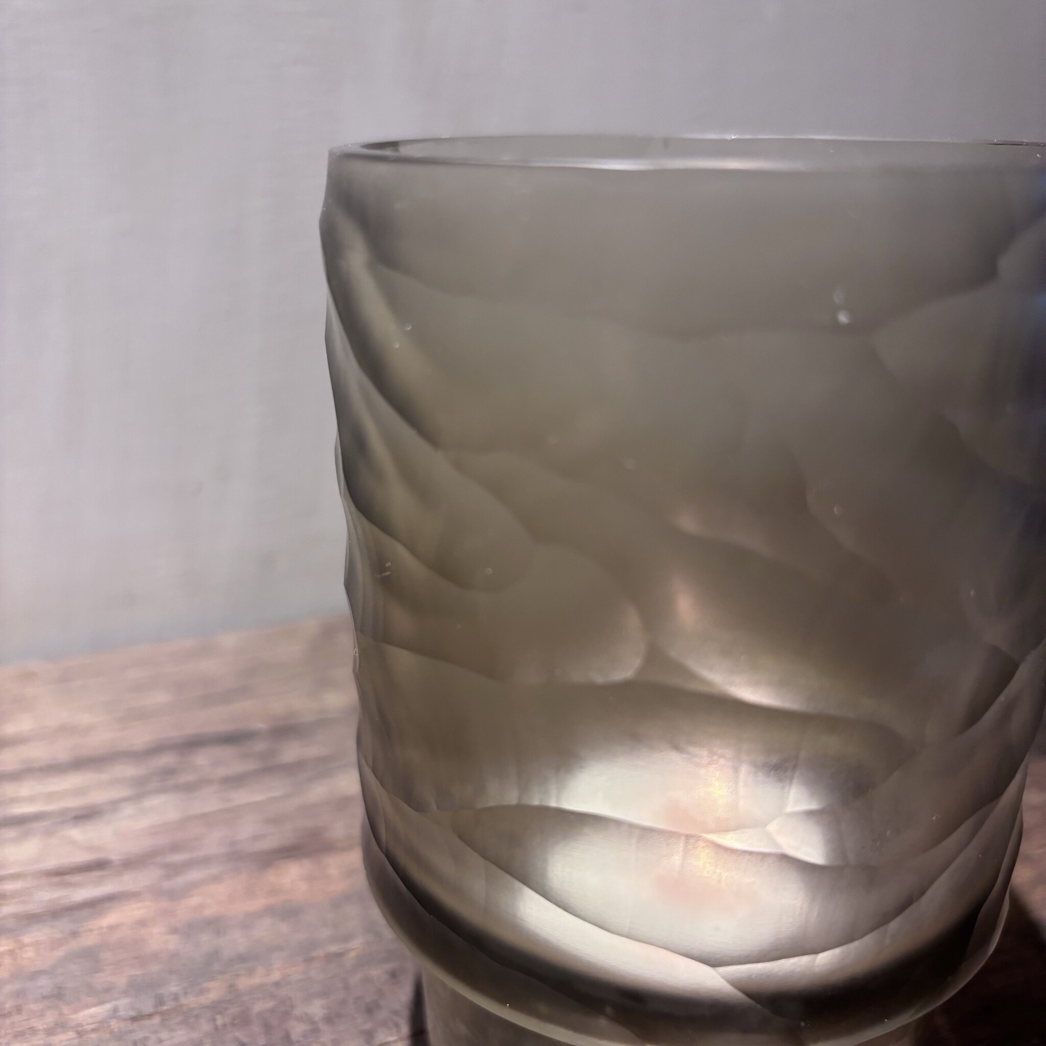 DekoCandle T-light Holder Light Smoke