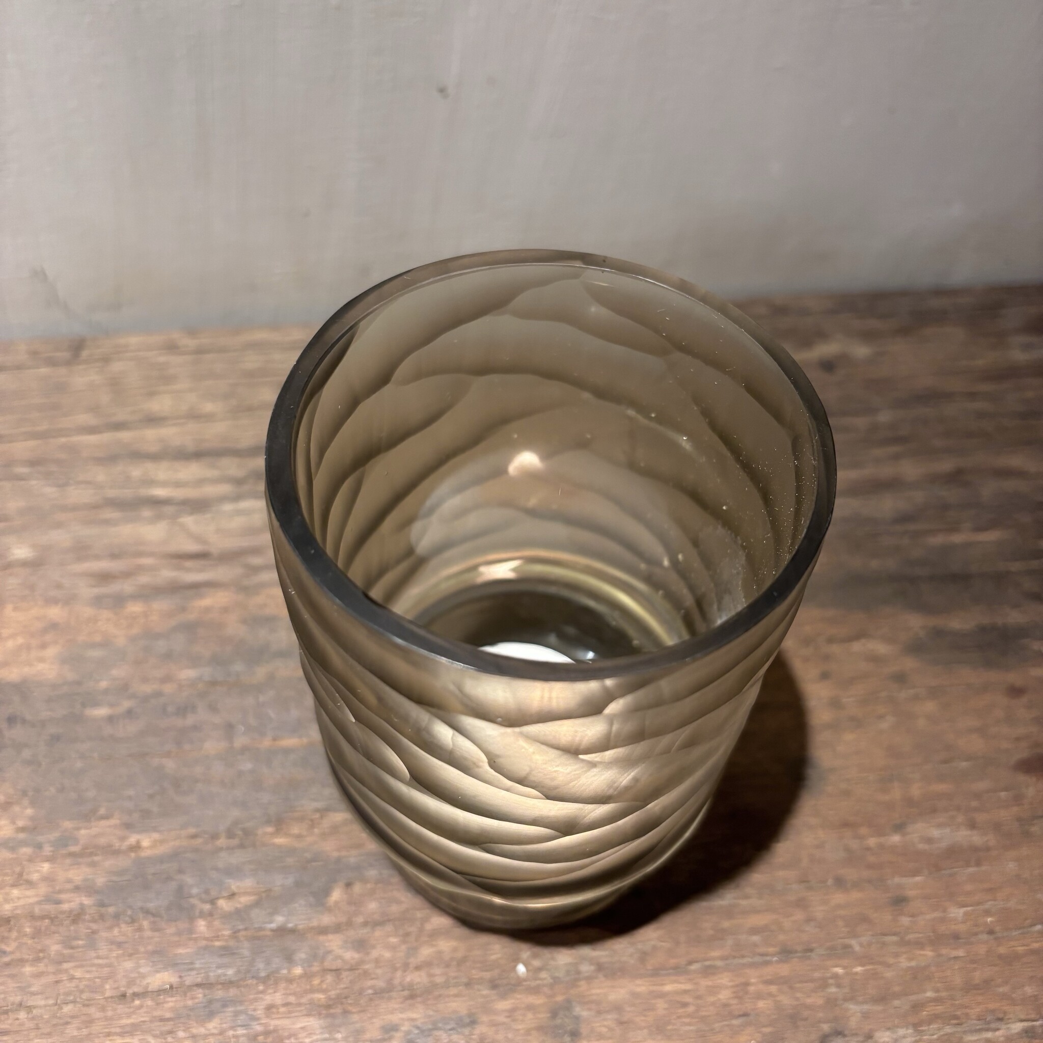 DekoCandle T-light Holder Light Smoke