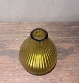 DekoCandle Mouthblown Soliflower Yellow Small