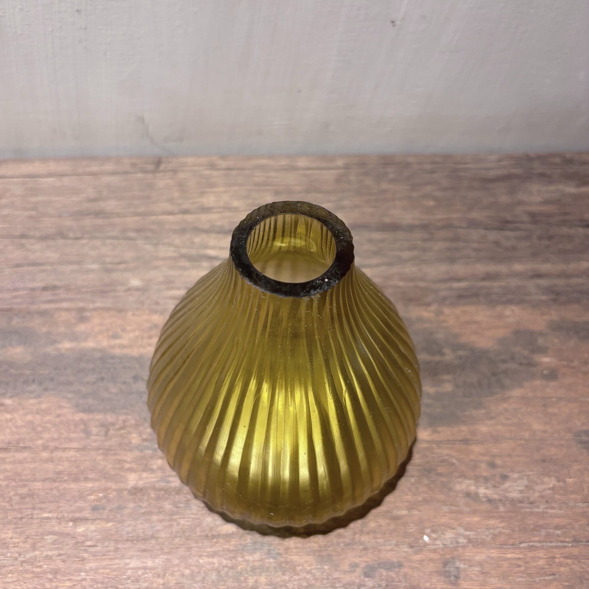DekoCandle Mouthblown Soliflower Yellow Small
