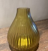 DekoCandle Mouthblown Soliflower Yellow Small