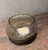 DekoCandle T-light Holder Oval Light Smoke